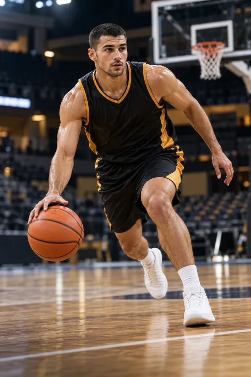 Basketballspiller i Zilenzo sportstøj